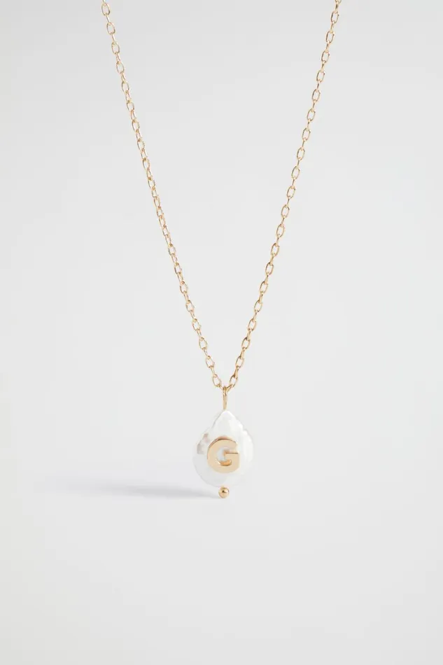Jewellery Woman Seed Heritage Pearl Alphabet Necklace G