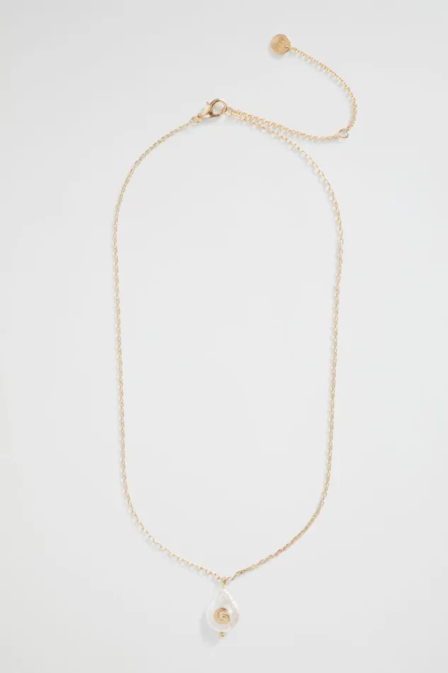 Jewellery Woman Seed Heritage Pearl Alphabet Necklace G