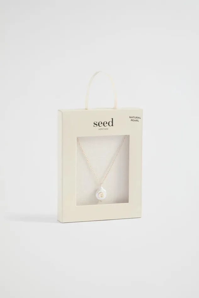 Jewellery Woman Seed Heritage Pearl Alphabet Necklace G