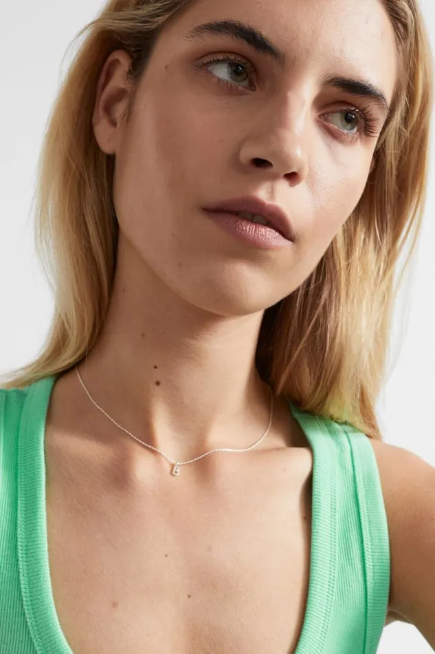 Jewellery Woman Seed Heritage Silver Initial Necklace M