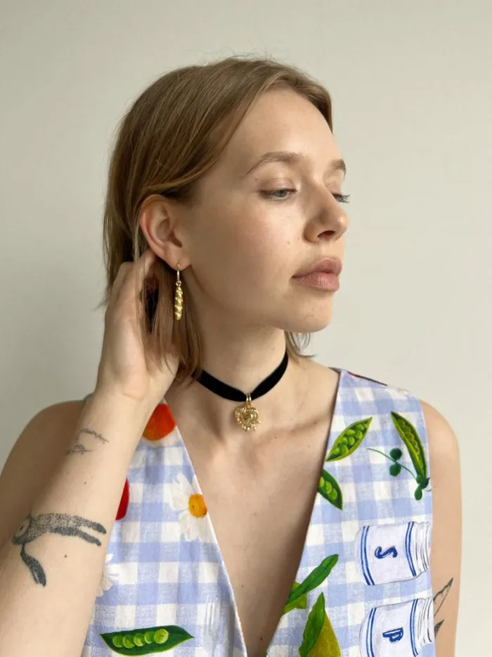 Jewelry Shop Lisa Says Gah Baguette Hoops