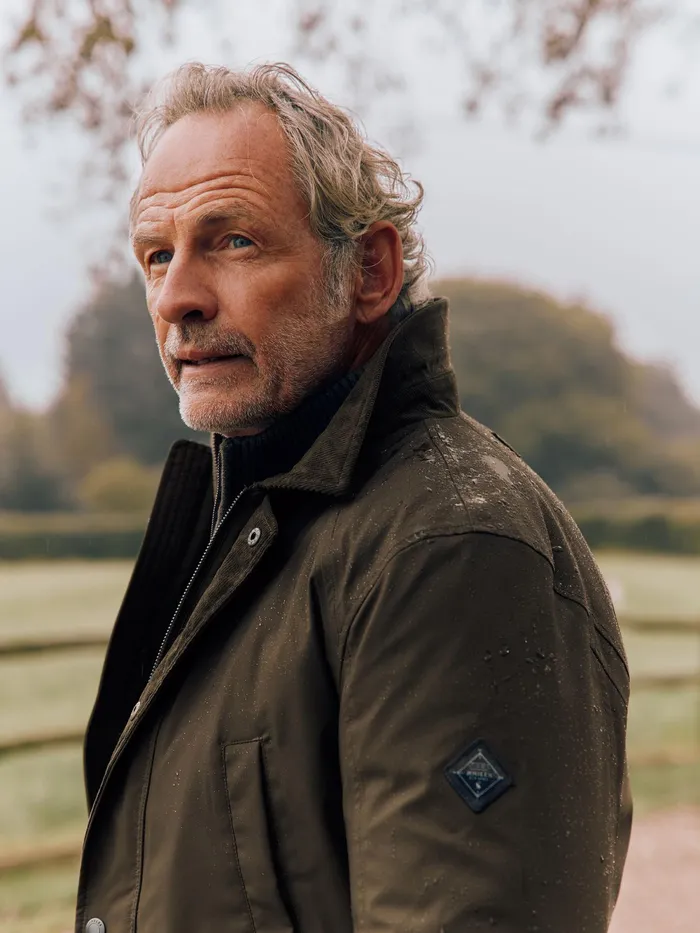 Joules Coats and Jackets Brown Fleece Lined Waterproof Jacket With Corduroy Collar 8211 Men