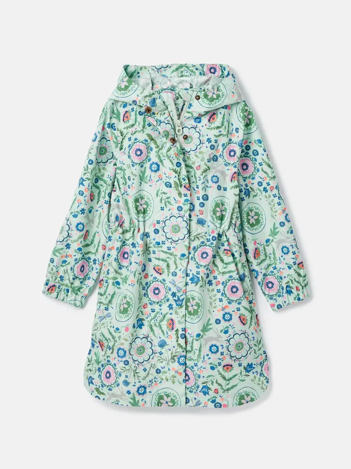 Joules Coats and Jackets Green Waterproof Packable Raincoat 8211 Girls