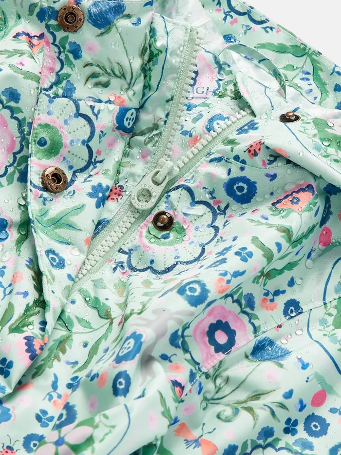 Joules Coats and Jackets Green Waterproof Packable Raincoat 8211 Girls