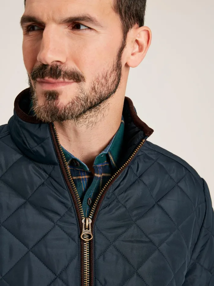 Joules Coats and Jackets Navy Diamond Quilted Jacket 8211 Men