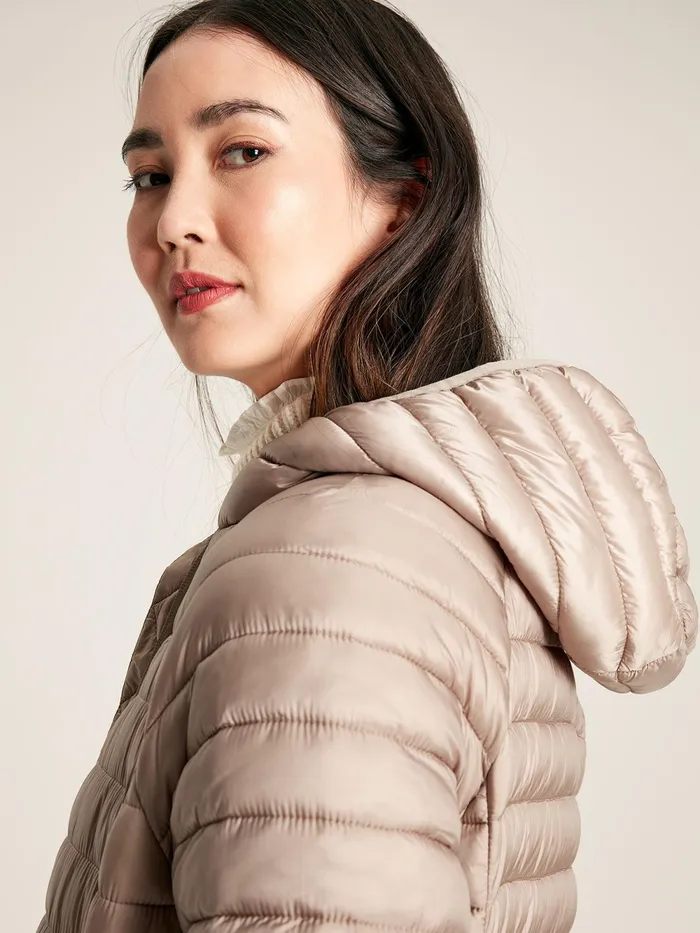 Joules Coats and Jackets Pearl Showerproof Long Packable Padded Coat 8211 Women