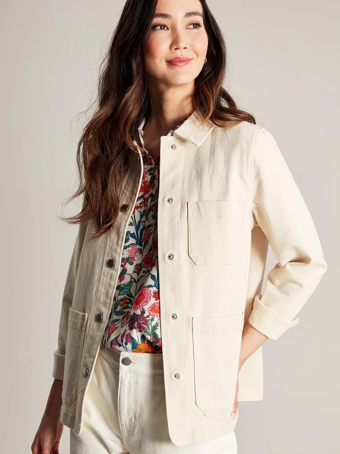 Joules Coats and Jackets White Chore Jacket 8211 Women