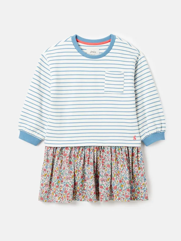 Joules Dresses Blue Sweatshirt Dress 8211 Girls
