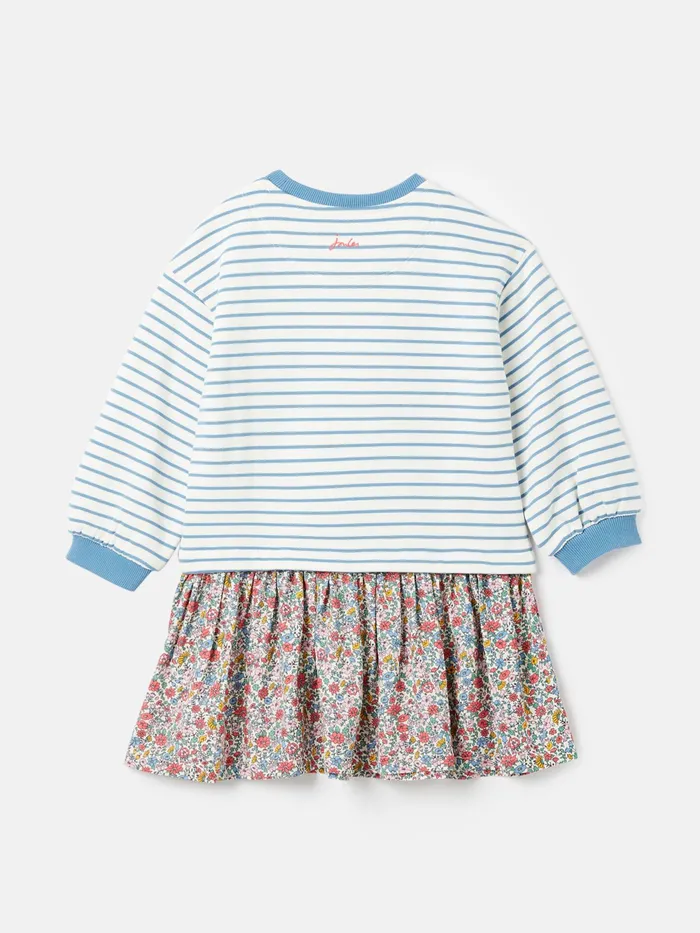 Joules Dresses Blue Sweatshirt Dress 8211 Girls