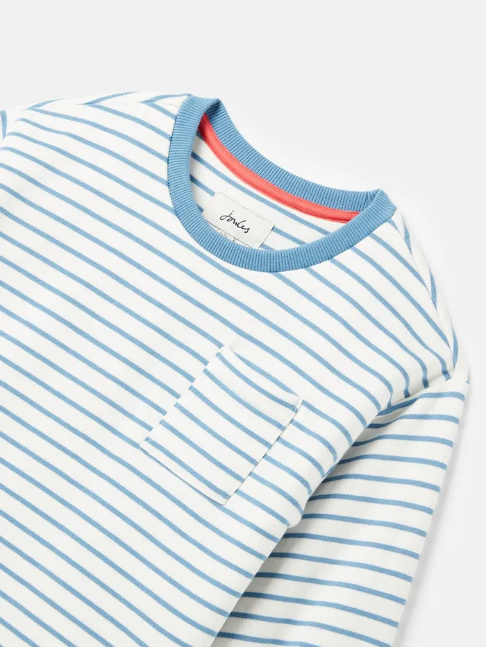 Joules Dresses Blue Sweatshirt Dress 8211 Girls