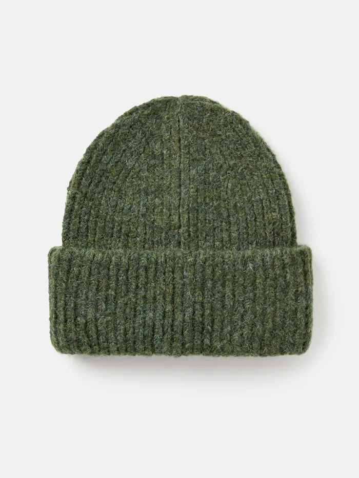 Joules Hats Green Oversized Knitted Beanie Hat 8211 Women