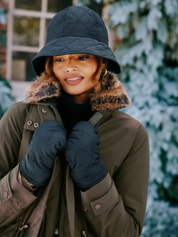 Joules Hats Navy Quilted Hat 8211 Women