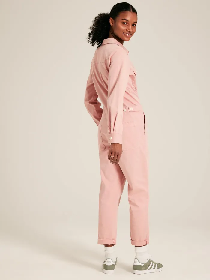 Joules Jumpsuits and Dungarees Rose Pink Long Sleeve Boilersuit 8211 Women