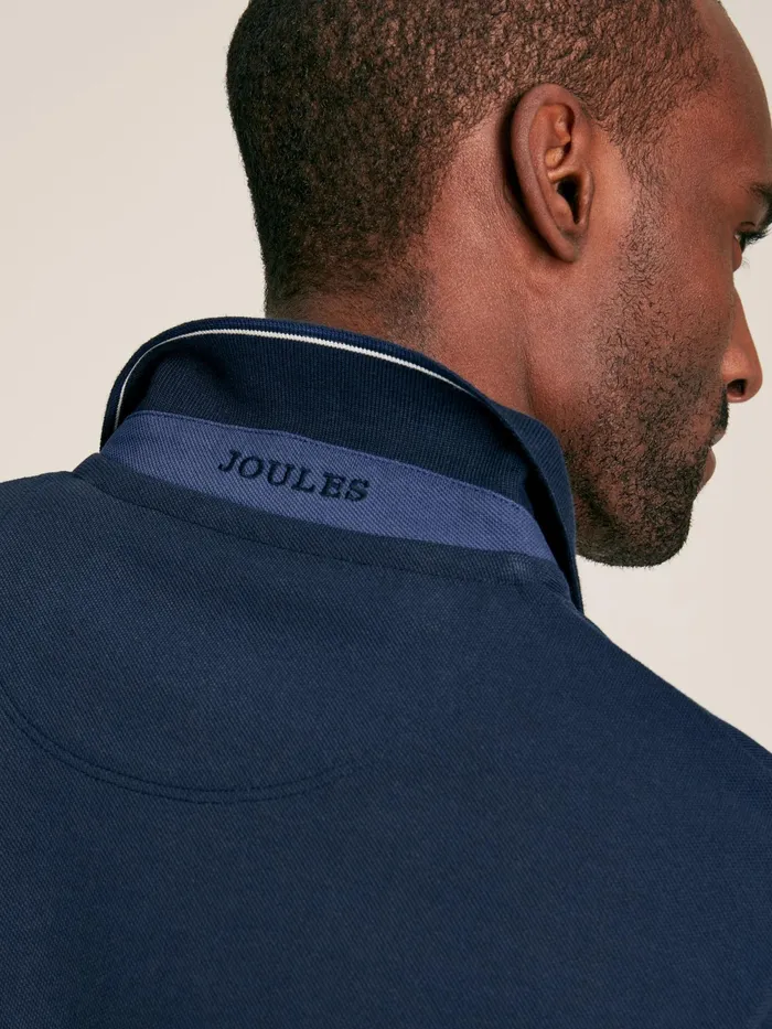 Joules Polo Shirts Navy Cotton Polo Shirt 8211 Men