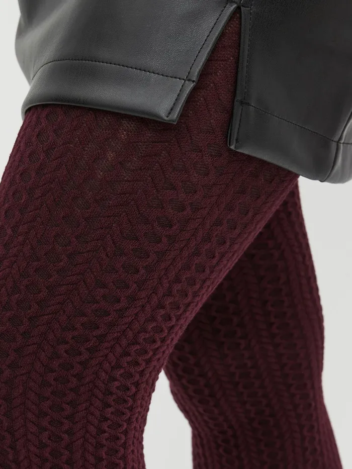 Joules Socks and Tights Next Berry Red Knitted Tights 1 Pack 8211 Women