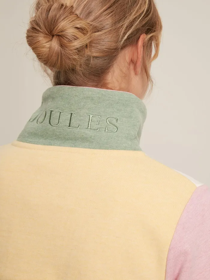 Joules Sweatshirts and Hoodies Multi Quarter Zip Funnel Neck Sweatshirt 8211 Women