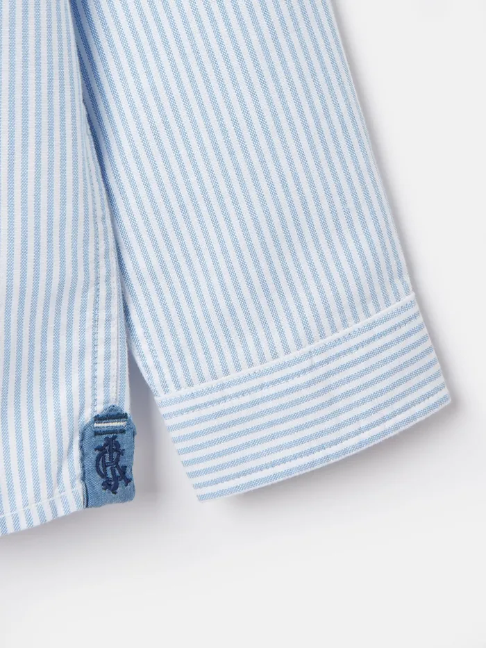 Joules Tops and Tshirts Blue Long Sleeve Striped Shirt 8211 Boys