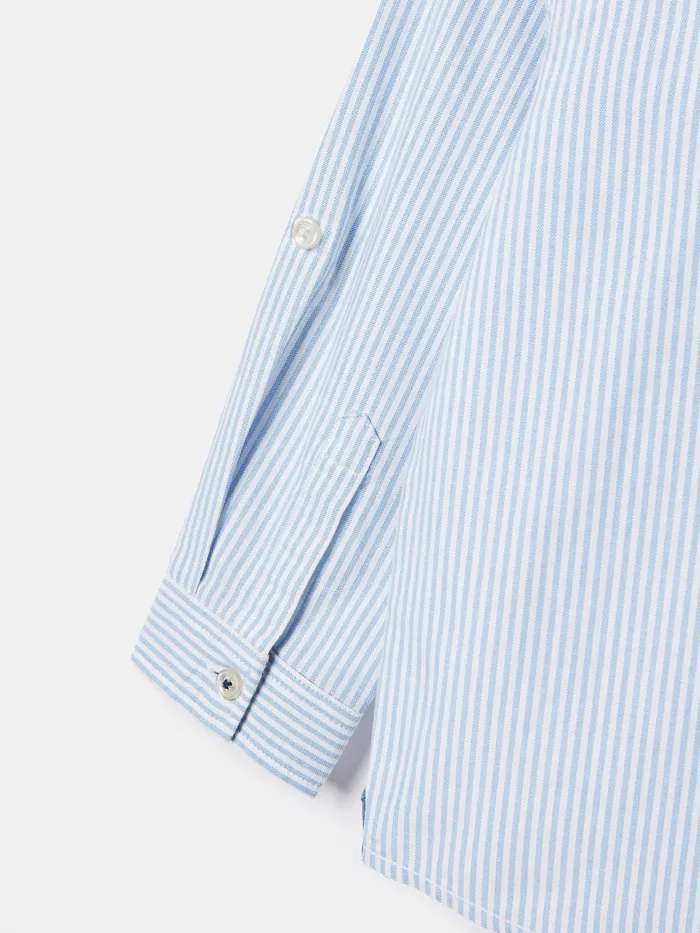 Joules Tops and Tshirts Blue Long Sleeve Striped Shirt 8211 Boys