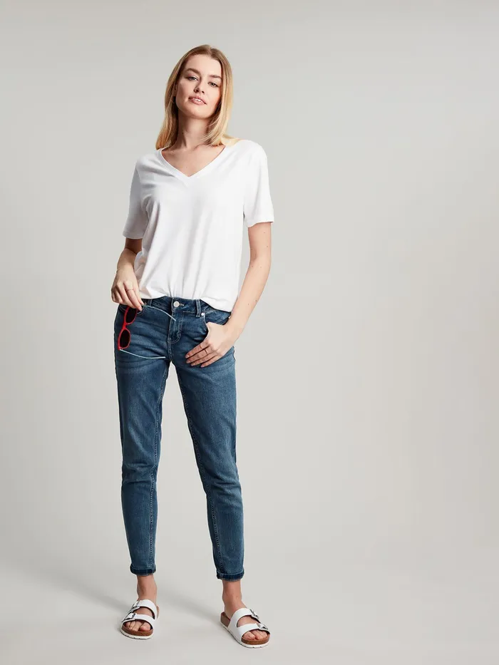 Joules Tops White V Neck Tshirt 8211 Women