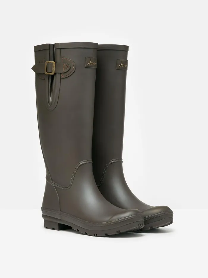 Joules Wellies Chocolate Brown Adjustable Tall Wellies 8211 Women