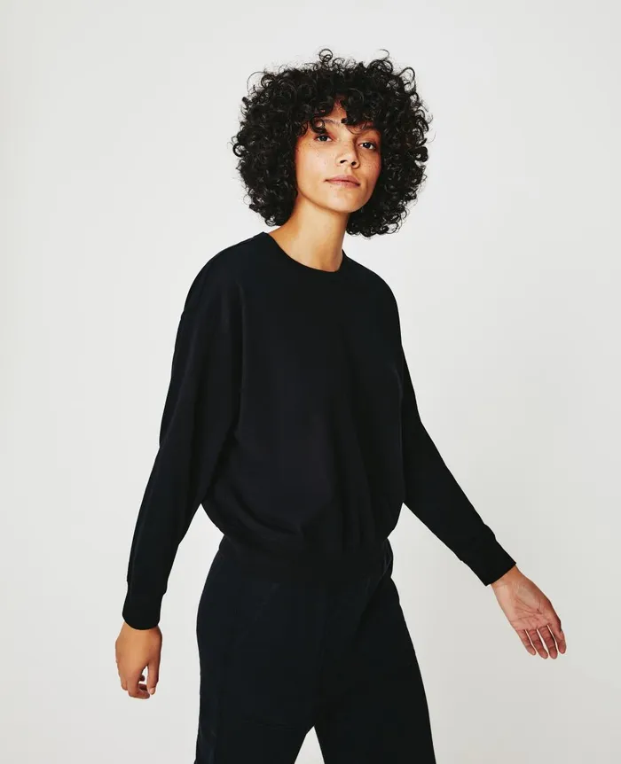 Karter Pullover True Black Women AG Jeans Sweatshirts Karter Pullover True Black Women AG Jeans Sweatshirts