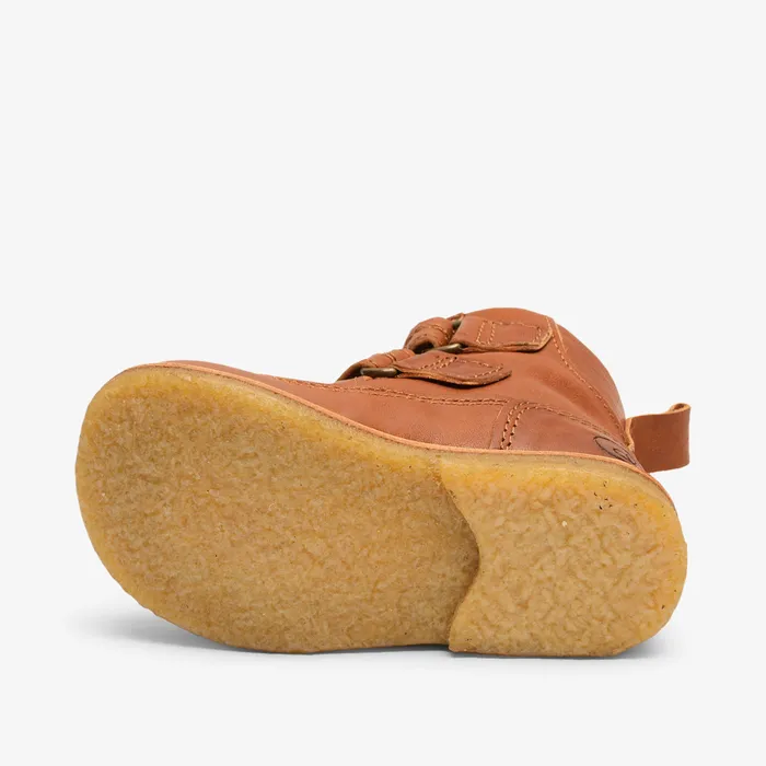 KIDS Boots bisgaardshoes eliah tex cognac Brown