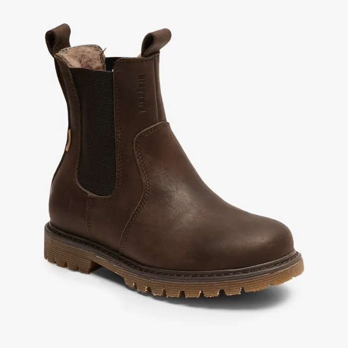 KIDS Boots bisgaardshoes neel tex coffee Brown