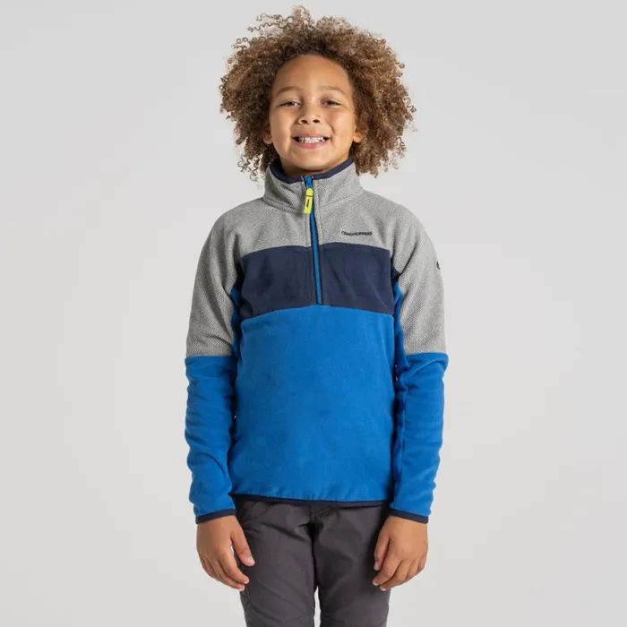 Kids Half Zip Fleece Craghoppers Kid039s Linden Half Zip Fleece Bolt Blue Soft Grey Marl Kids Half Zip Fleece Craghoppers Kid039s Linden Half Zip Fleece Bolt Blue Soft Grey Marl