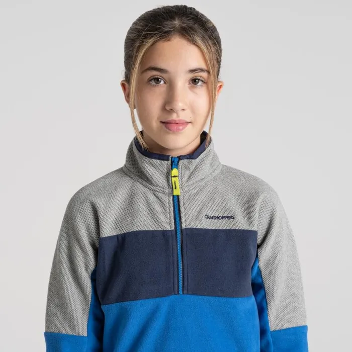 Kids Half Zip Fleece Craghoppers Kid039s Linden Half Zip Fleece Bolt Blue Soft Grey Marl Kids Half Zip Fleece Craghoppers Kid039s Linden Half Zip Fleece Bolt Blue Soft Grey Marl