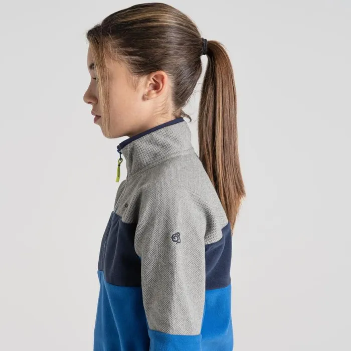 Kids Half Zip Fleece Craghoppers Kid039s Linden Half Zip Fleece Bolt Blue Soft Grey Marl Kids Half Zip Fleece Craghoppers Kid039s Linden Half Zip Fleece Bolt Blue Soft Grey Marl