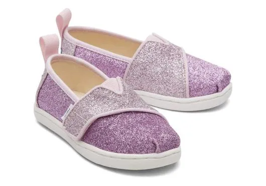 Kids KidsTiny Alpargata Colorblock Iridescent Glimmer Glimmer Lilac TOMS Alpargatas