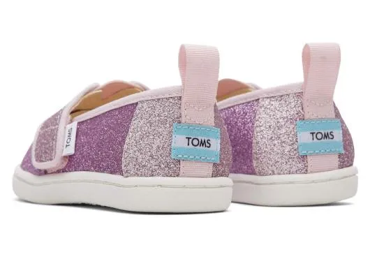 Kids KidsTiny Alpargata Colorblock Iridescent Glimmer Glimmer Lilac TOMS Alpargatas