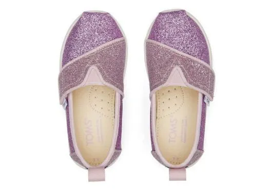Kids KidsTiny Alpargata Colorblock Iridescent Glimmer Glimmer Lilac TOMS Alpargatas