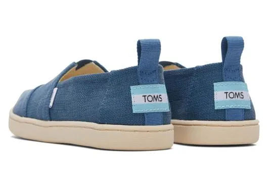 Kids KidsYouth Alpargata Woven Ocean Blue TOMS Alpargatas