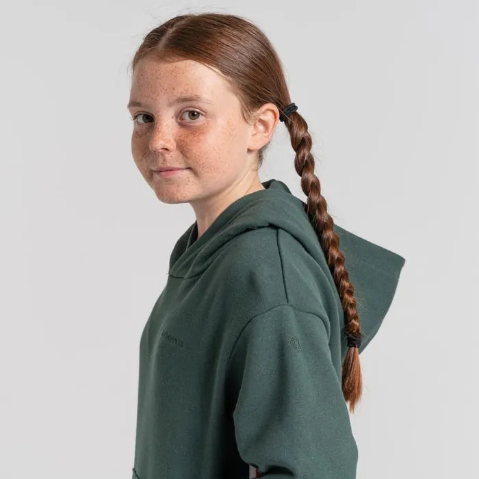 Kids Long Sleeve Craghoppers Kid039s NosiLife Baylor Hooded Top Spruce Green Kids Long Sleeve Craghoppers Kid039s NosiLife Baylor Hooded Top Spruce Green