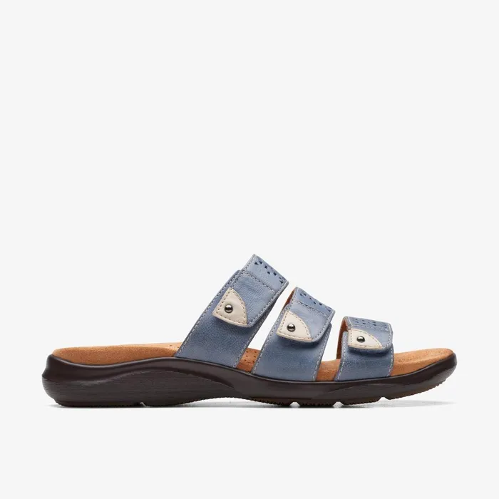 Kitly Walk Denim Women Clarks Sandals and Flip Flops