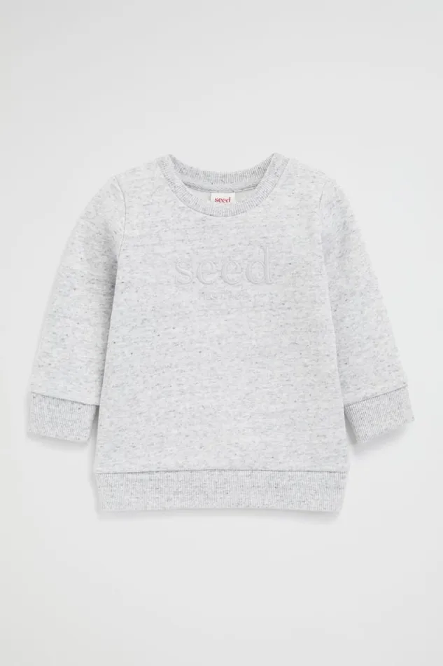 Knitwear and Sweaters Baby Seed Heritage Core Logo Sweat Cloudy Marle