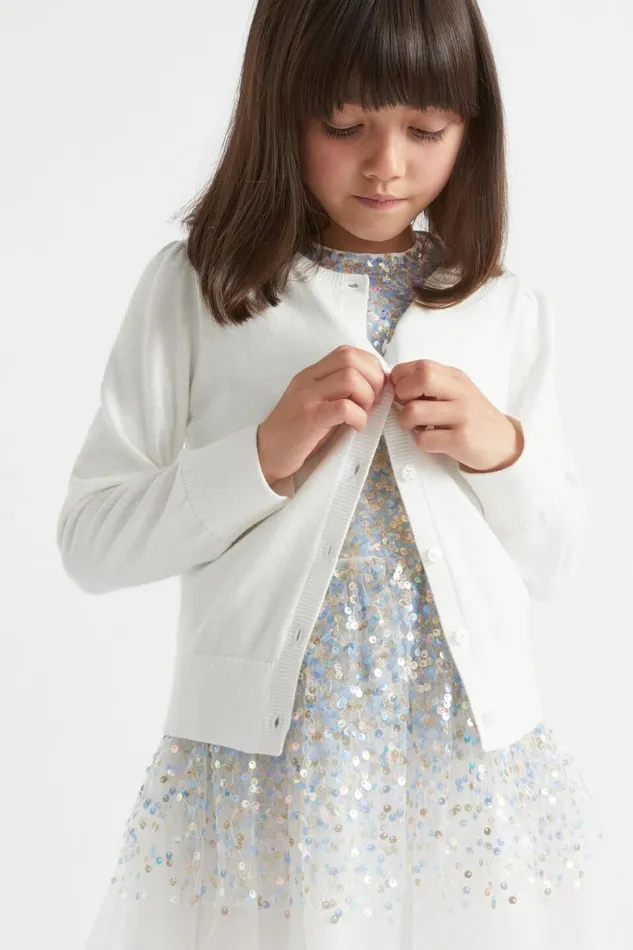 Knitwear and Sweaters Girl Seed Heritage Classic Cardigan Canvas