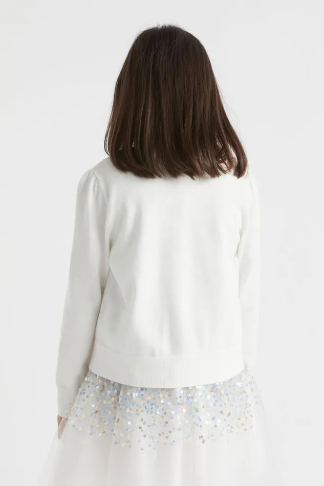 Knitwear and Sweaters Girl Seed Heritage Classic Cardigan Canvas
