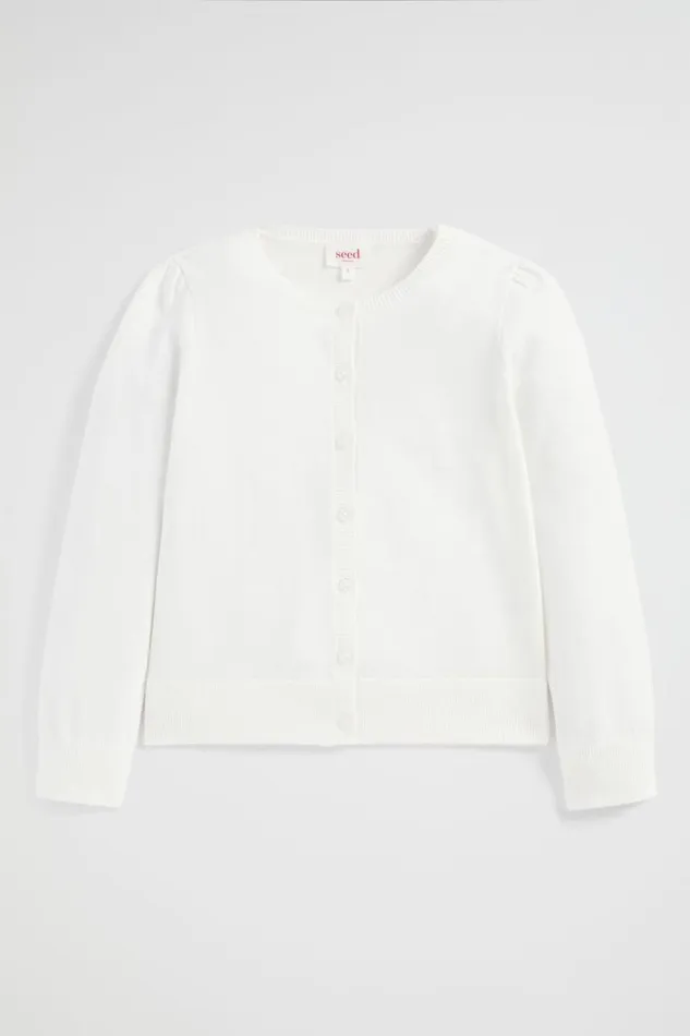 Knitwear and Sweaters Girl Seed Heritage Classic Cardigan Canvas