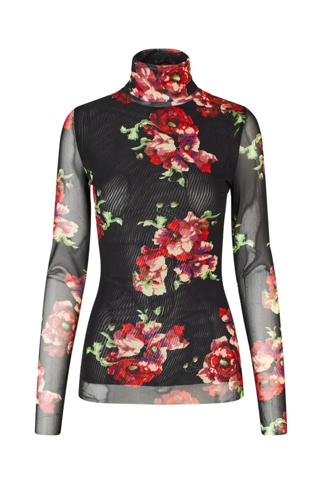 Koby Blouse 8211 Winter Floral Women Cras Tops