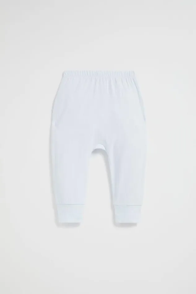 Leggings and Pants Newborn Seed Heritage Core Logo Pocket Legging Ice Blue