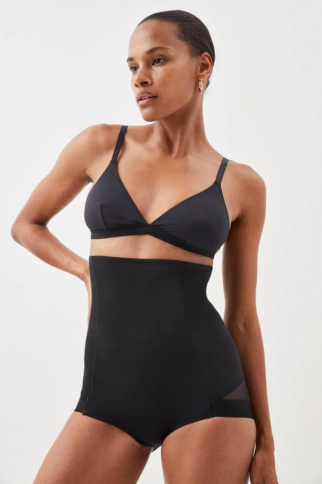 Lingerie Women Karen Millen Super Control High Waist Knicker Black
