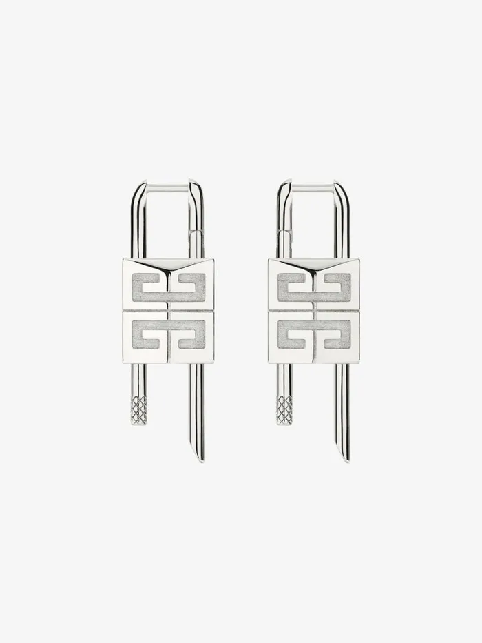 Lock Earrings In Metal Silvery Women Givenchy Jewelry