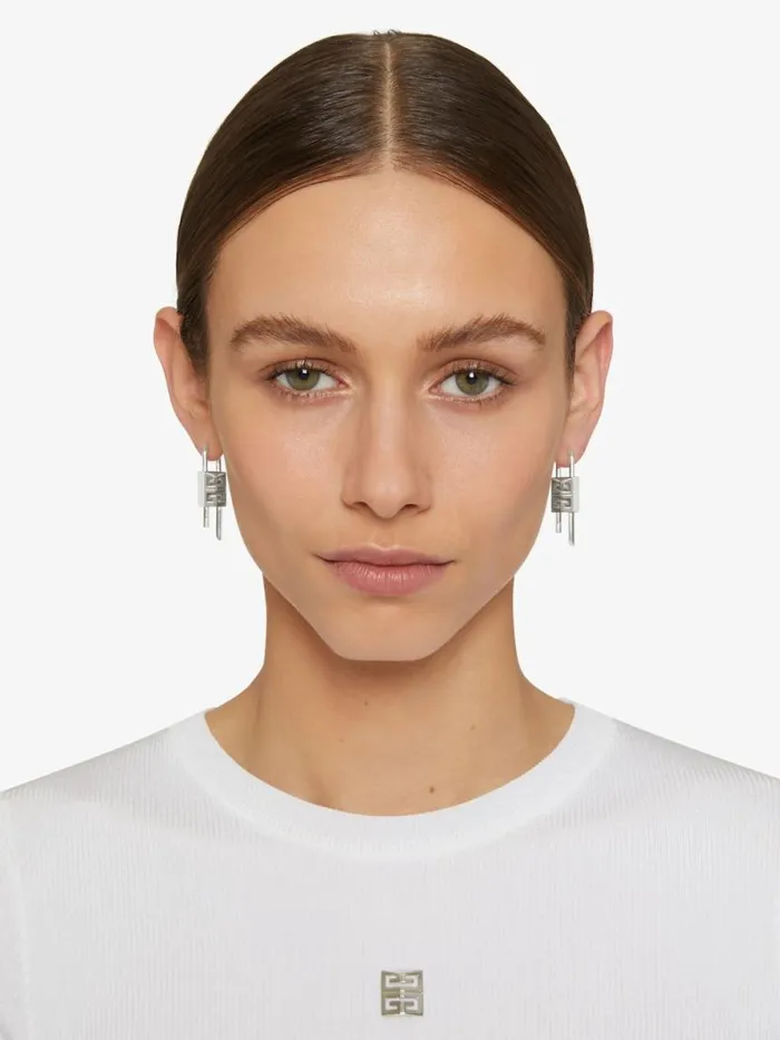 Lock Earrings In Metal Silvery Women Givenchy Jewelry