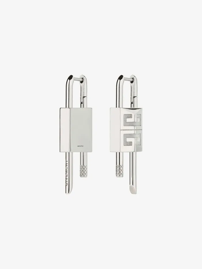 Lock Earrings In Metal Silvery Women Givenchy Jewelry