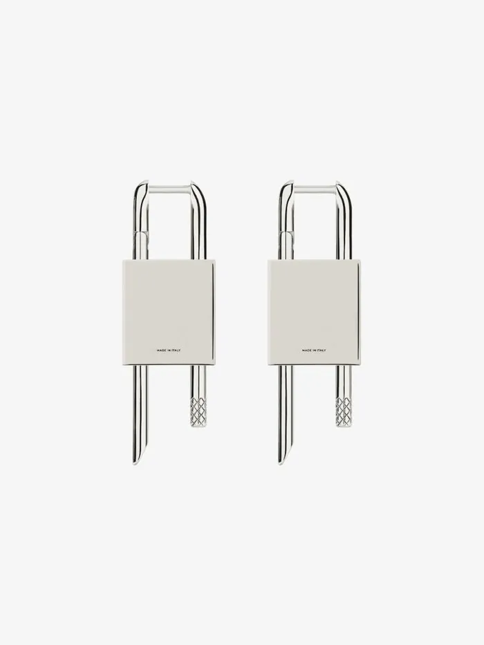 Lock Earrings In Metal Silvery Women Givenchy Jewelry