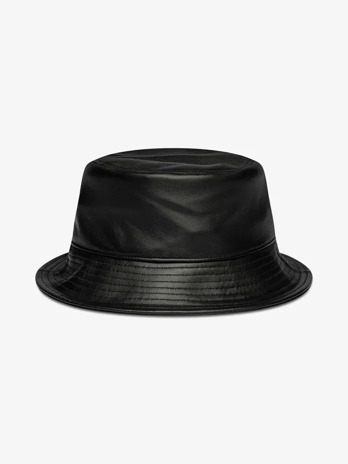 LOGO LEATHER BUCKET HAT Unisex Rhude Bucket Hats