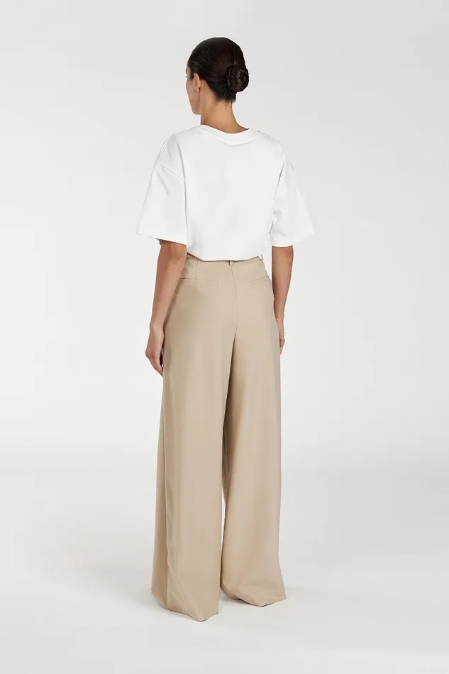 LOUIE NATURAL WIDE LEG PANT Women DISSH Pants