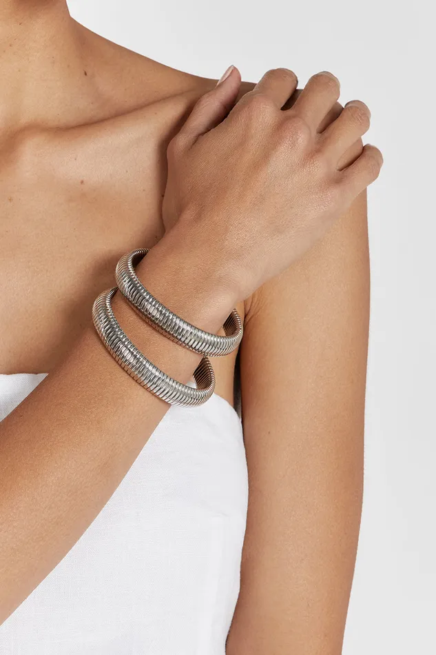 LUV AJ FLEX CHAIN BRACELETS SILVER Women DISSH Jewellery